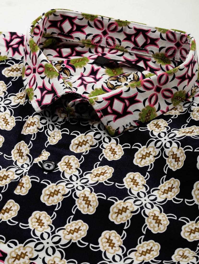mens printed casual shirt - 18650849 - Standard Image - 6