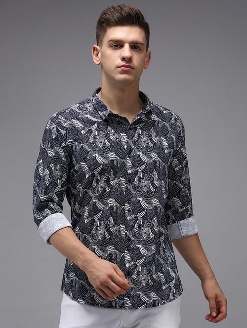 mens printed casual shirt - 18650855 -  Standard Image - 0