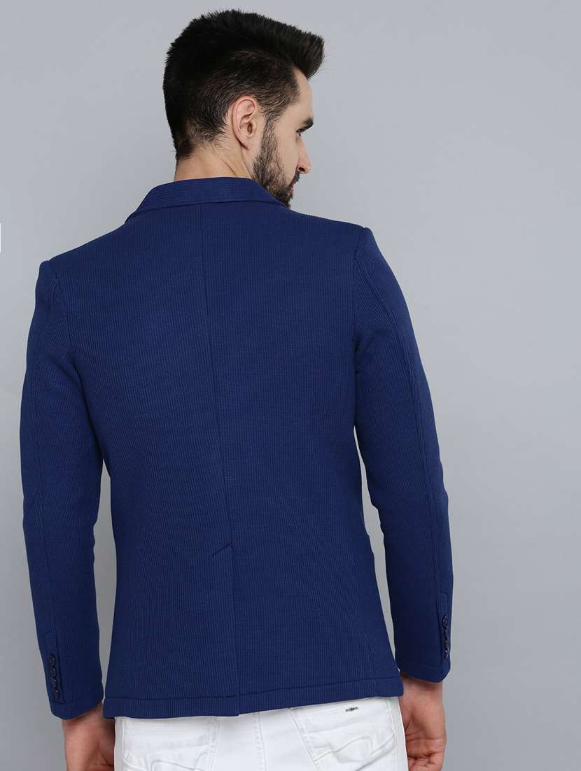 single breasted solid casual blazer - 18651017 -  Standard Image - 1