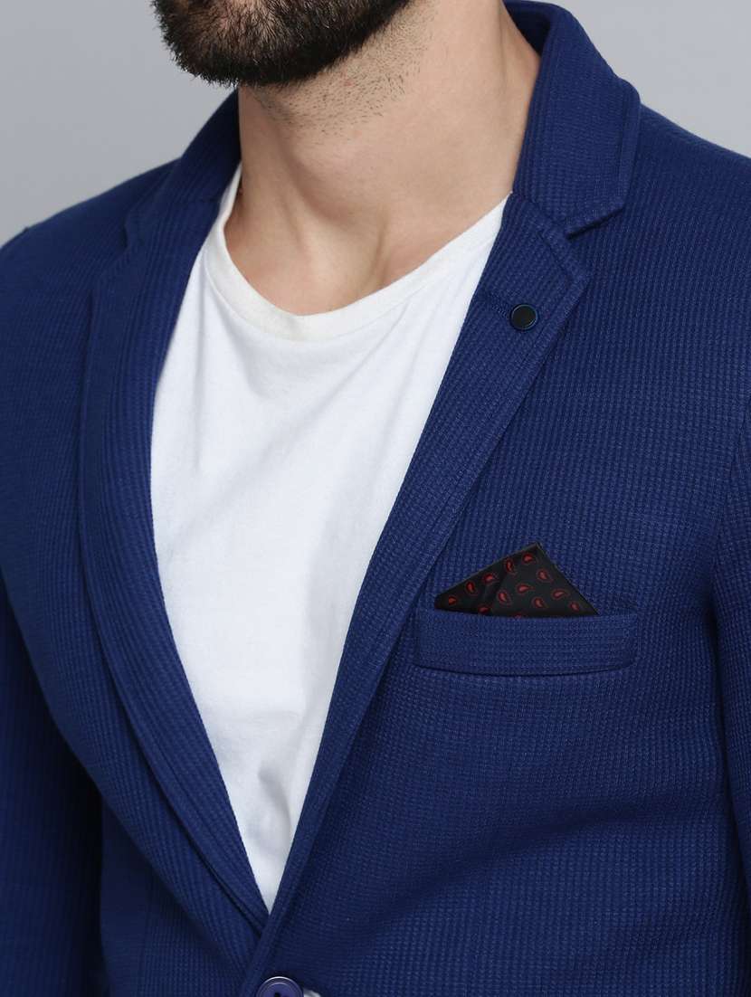 single breasted solid casual blazer - 18651017 -  Standard Image - 4