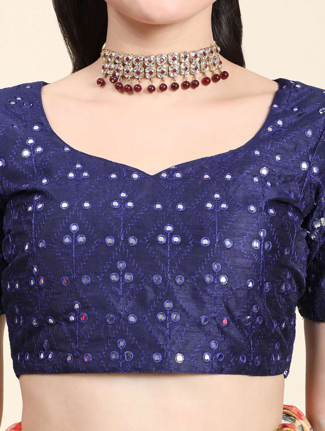 Floral Printed Lehenga Choli With Dupatta