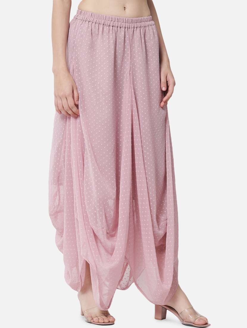 mid rise harem bottom wear - 18651160 -  Standard Image - 1