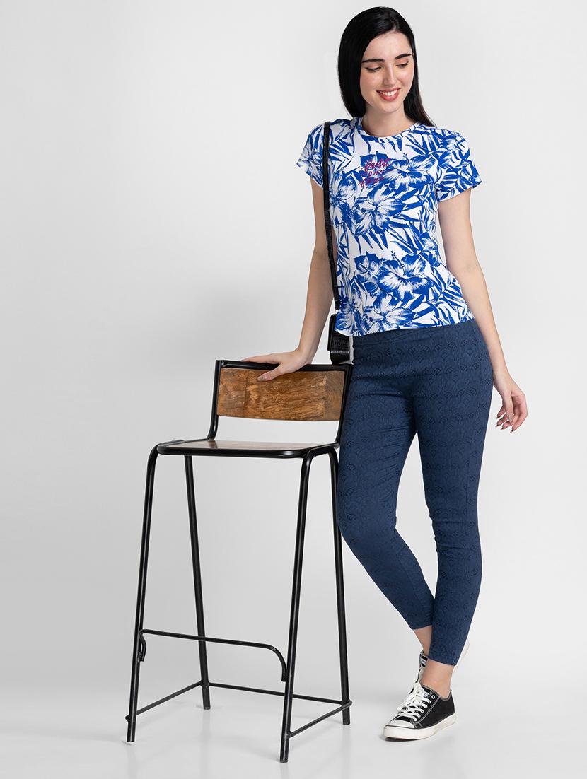 mid rise printed jegging - 18651206 - Standard Image - 4