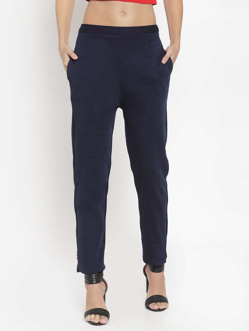 pack of 2 solid woolen trouser pant - 18652356 -  Standard Image - 1