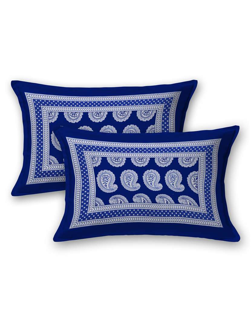 printed double bedsheet with 2 pillow cover - 18655800 -  Standard Image - 1