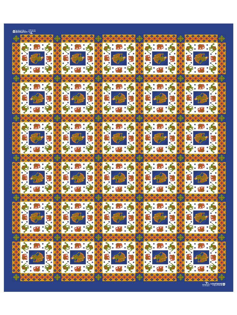printed double bedsheet with 2 pillow cover - 18655848 - Standard Image - 4
