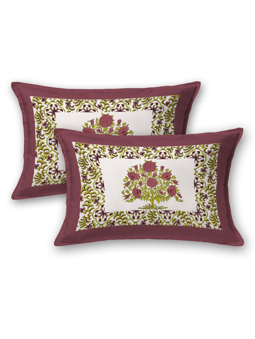 printed double bedsheet with 2 pillow cover - 18655856 -  Standard Image - 1