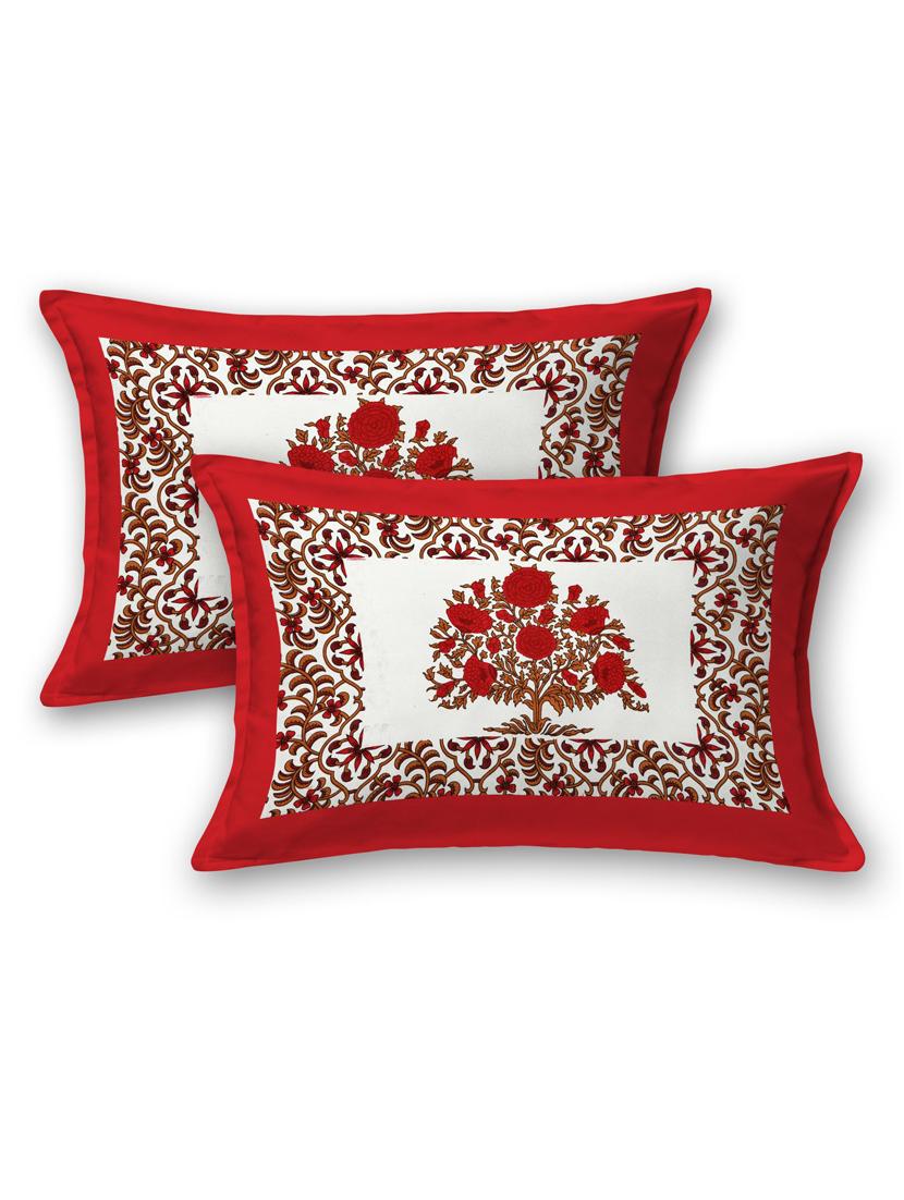 printed double bedsheet with 2 pillow cover - 18655861 -  Standard Image - 1