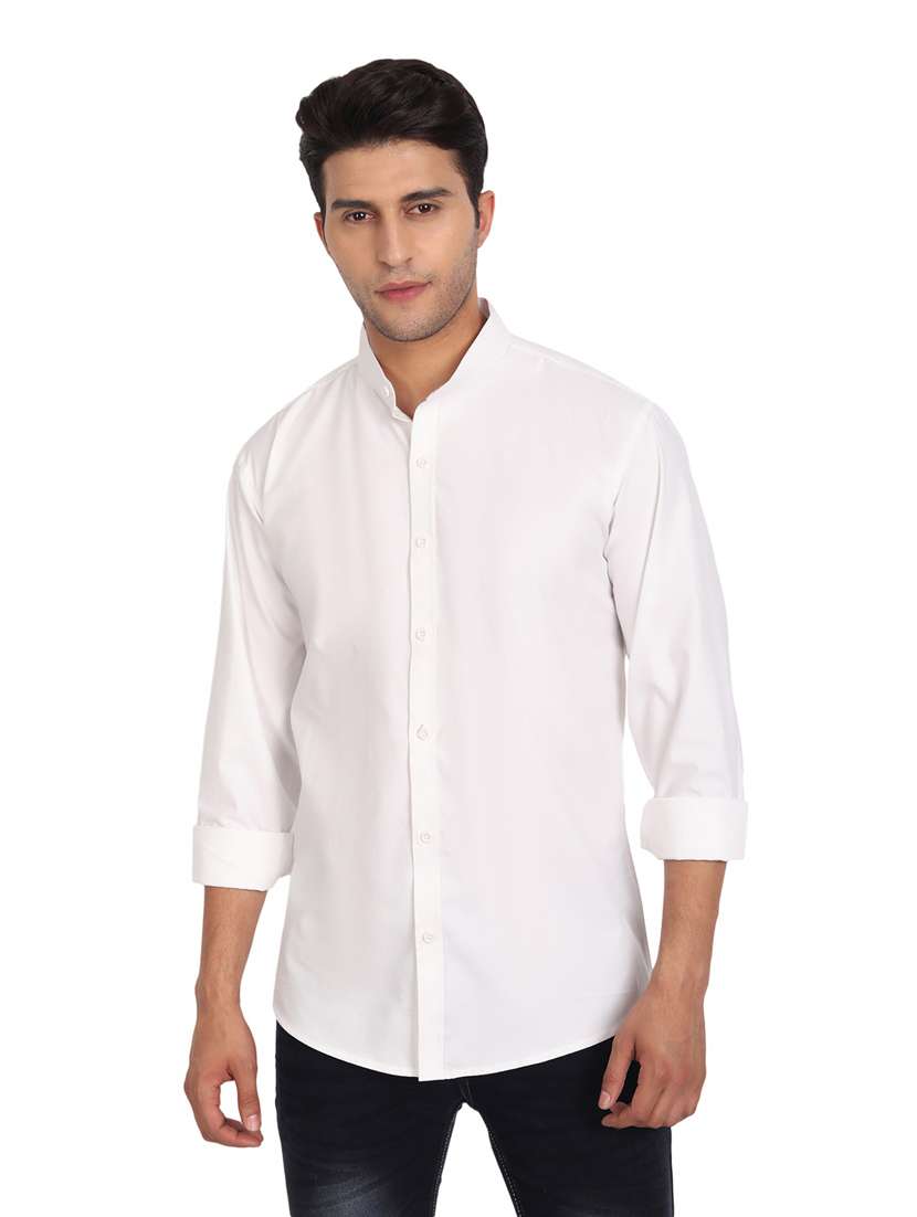 mens solid casual shirt