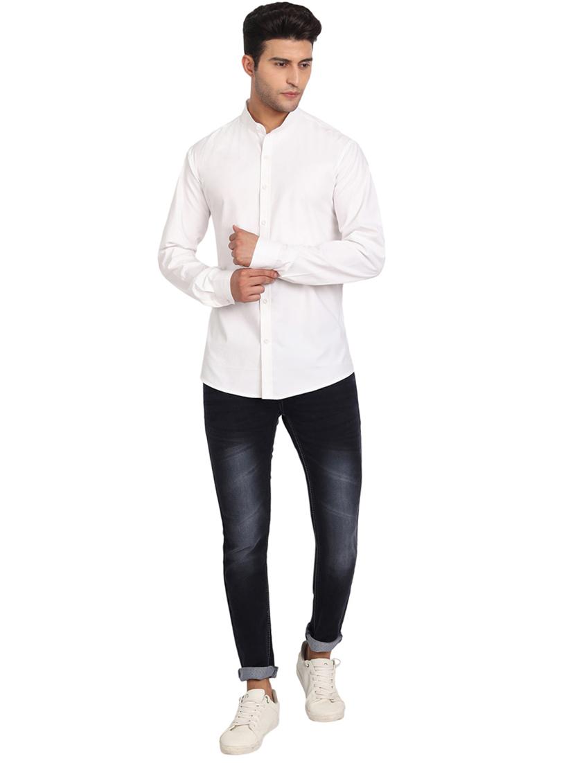 mens solid casual shirt - 18656077 - Standard Image - 4