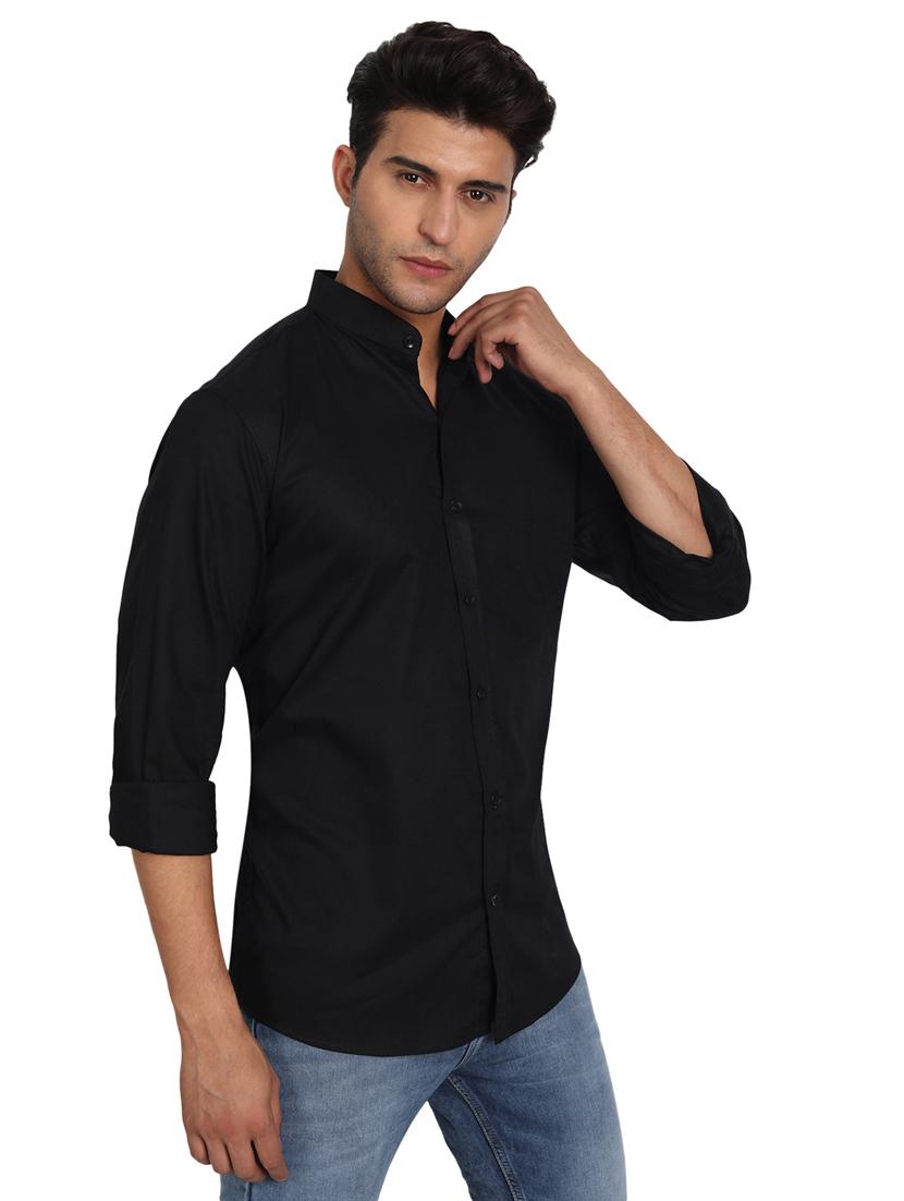 mens solid casual shirt - 18656078 - Standard Image - 1