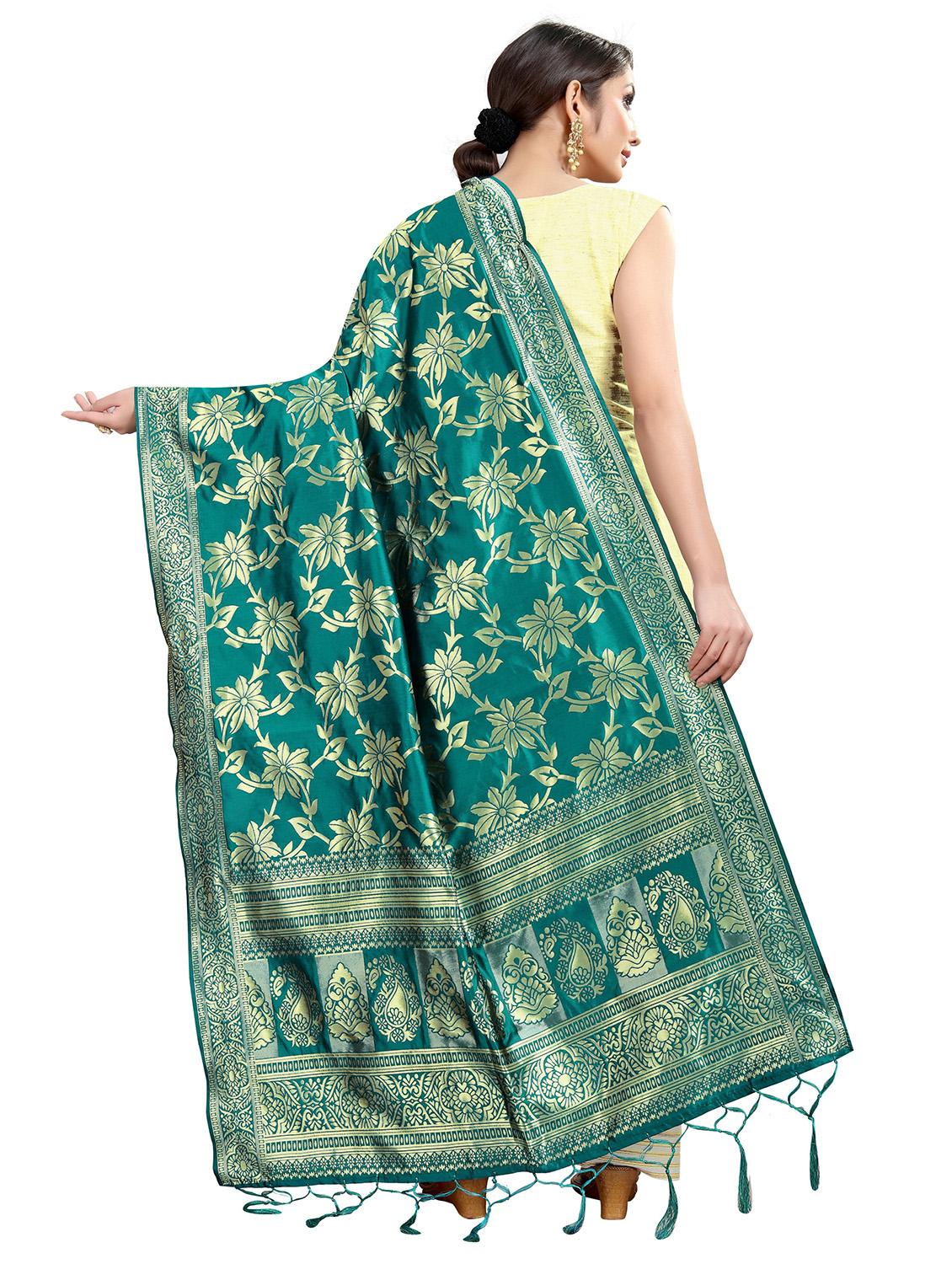 tassel detailed banarasi dupatta - 18656295 - Standard Image - 1