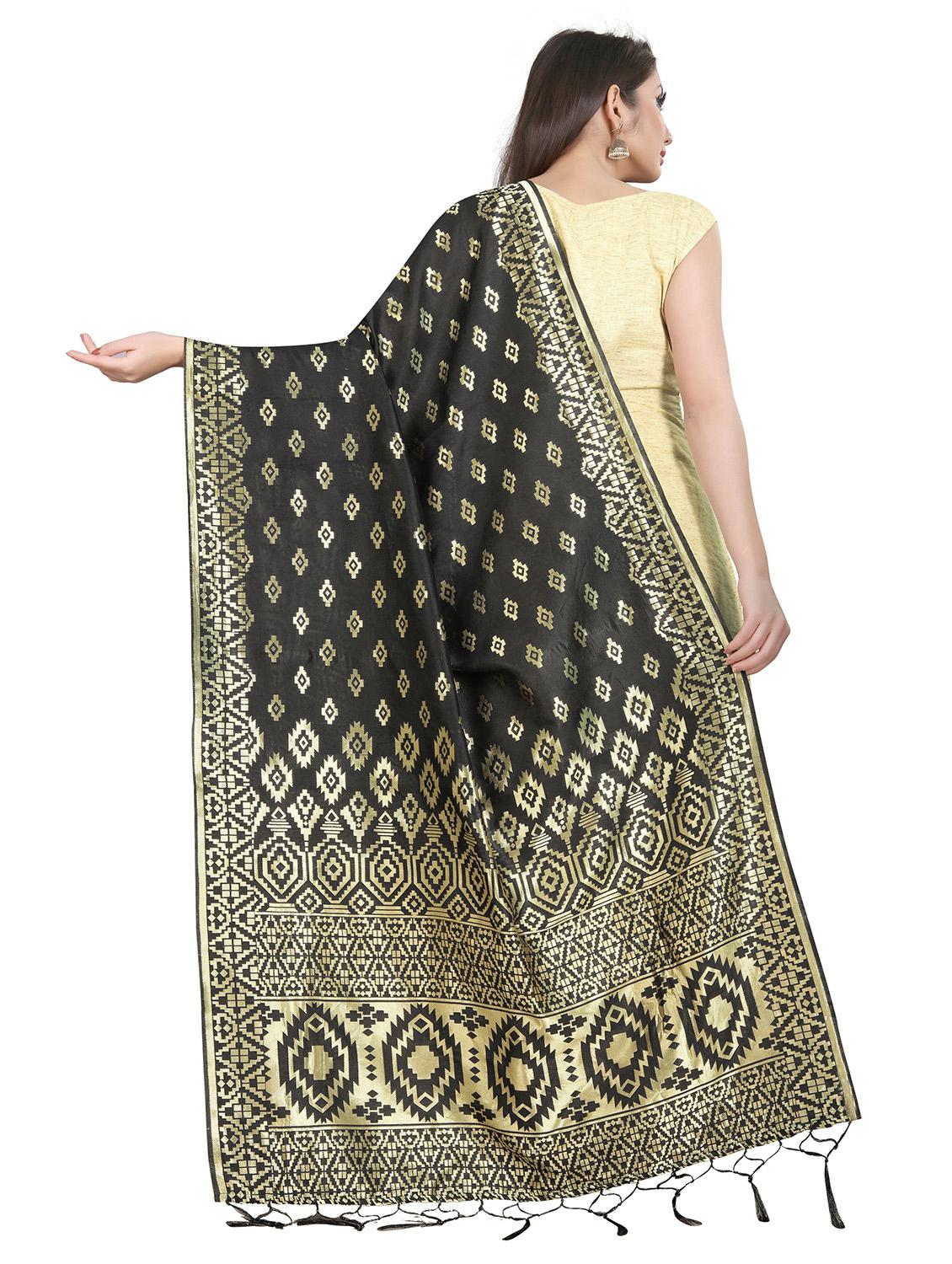 tassel detailed banarasi dupatta - 18656311 -  Standard Image - 1
