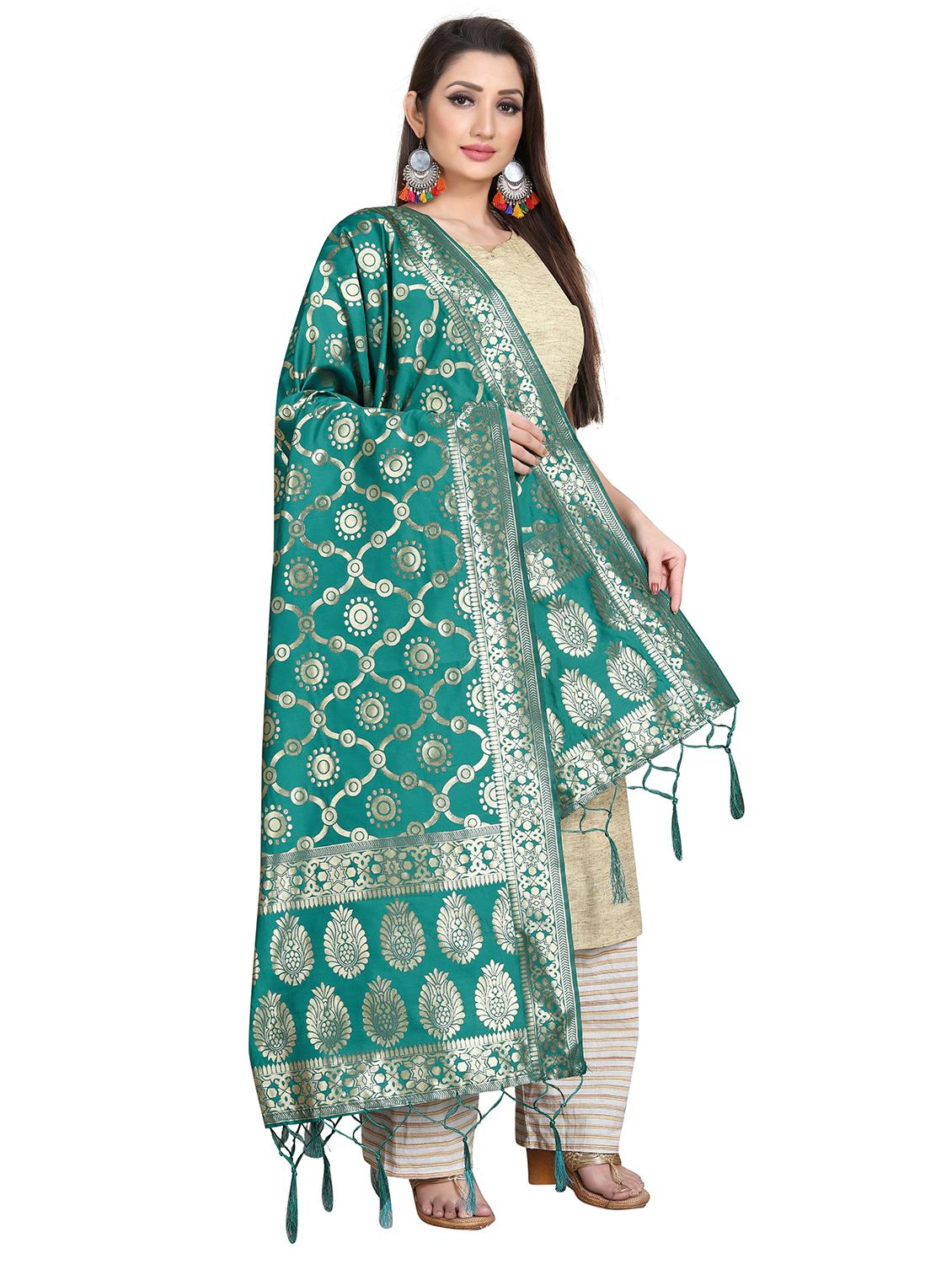tassel detailed banarasi dupatta - 18656327 -  Standard Image - 1