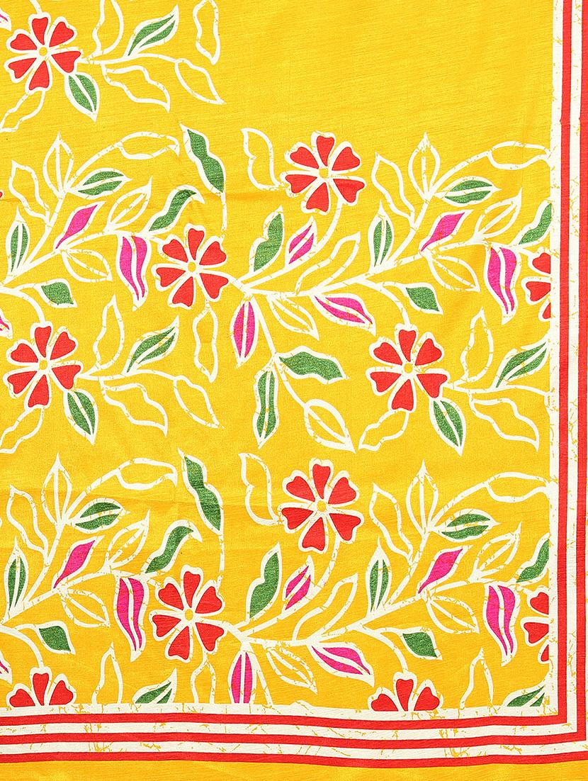 floral mysore silk saree with blouse - 18656431 - Standard Image - 4