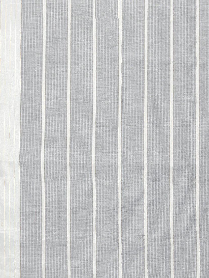 striped handloom saree with blouse - 18656436 - Standard Image - 4