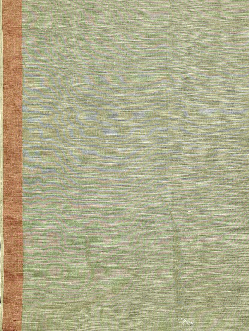 solid handloom saree with blouse - 18656455 - Standard Image - 4