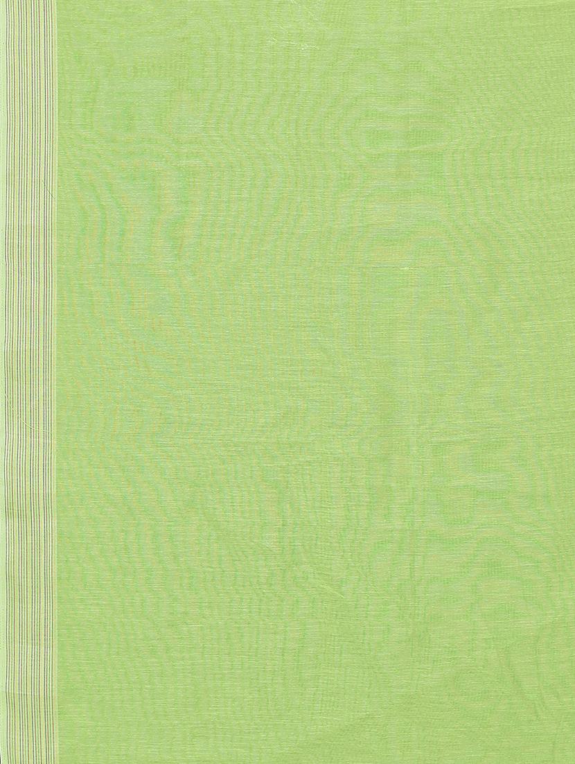 solid handloom saree with blouse - 18656471 - Standard Image - 4