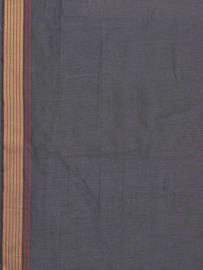 solid handloom saree with blouse - 18656477 -  Standard Image - 4