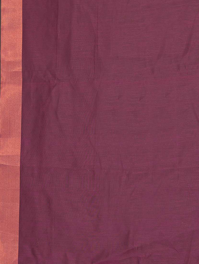 solid handloom saree with blouse - 18656520 - Standard Image - 4