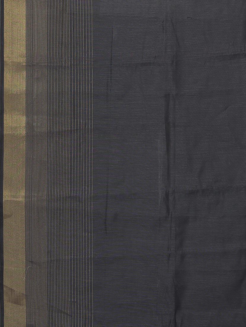 solid handloom saree with blouse - 18656522 - Standard Image - 4