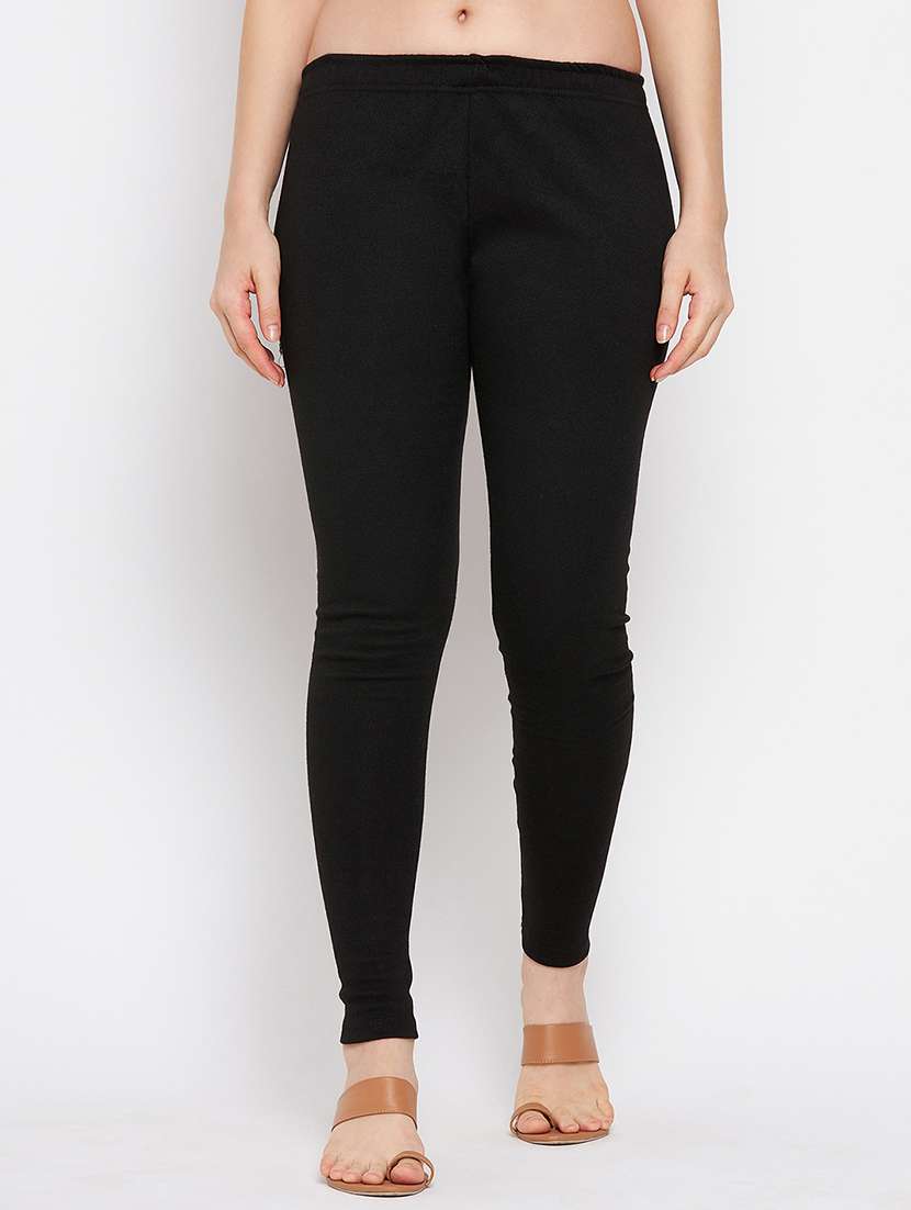pack of 2 solid woolen legging - 18656865 -  Standard Image - 1