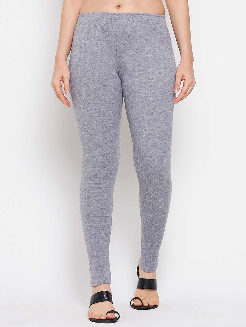 pack of 2 solid woolen leggings - 18656885 -  Standard Image - 1