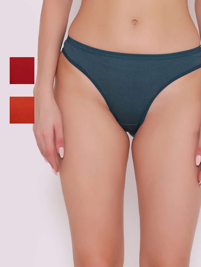 pack of 3 solid hipster panty