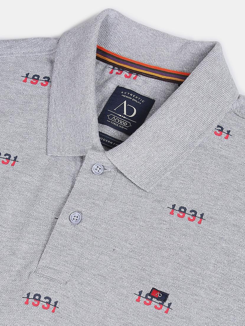 mens printed polo t-shirt - 18656990 - Standard Image - 4