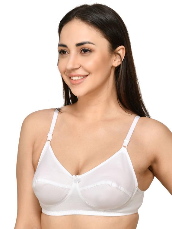 solid non padded t-shirt bra - 18658283 - Standard Image - 1
