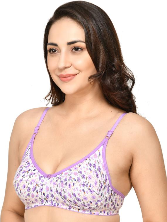 printed non padded t-shirt bra - 18658295 -  Standard Image - 1