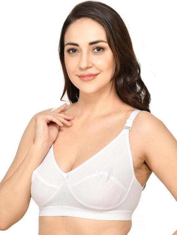 solid non padded regular bra - 18658296 -  Standard Image - 1