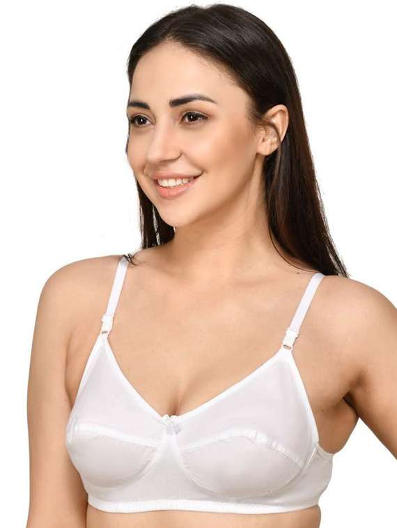 solid non padded regular bra - 18658305 -  Standard Image - 1