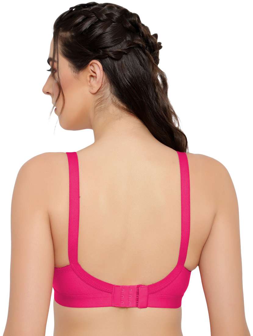 pack of 3 solid regular bra - 18658308 -  Standard Image - 4