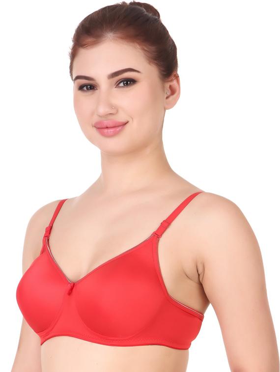 solid non padded regular bra - 18658347 - Standard Image - 1