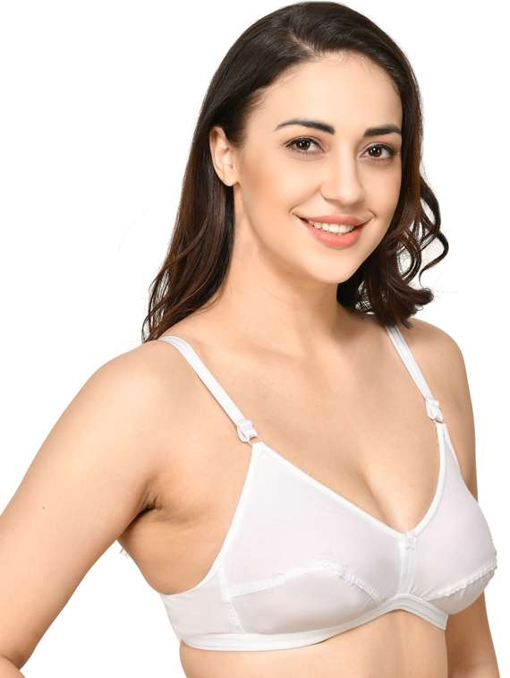 solid non padded regular bra - 18658358 -  Standard Image - 1