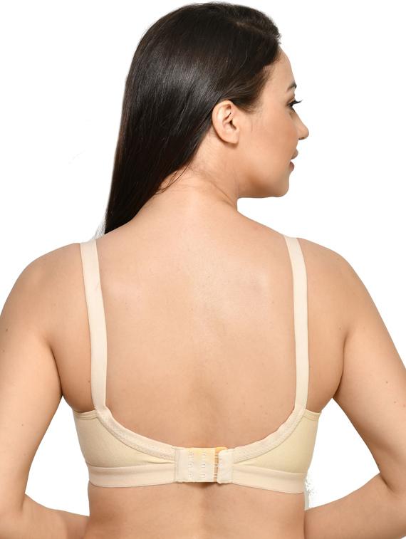 beige solid regular bra - 18658391 -  Standard Image - 1