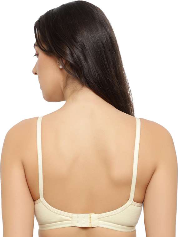 beige solid regular bra - 18658401 -  Standard Image - 1