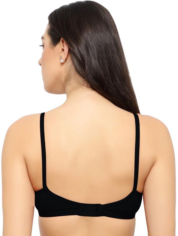 black solid regular bra - 18658403 -  Standard Image - 1
