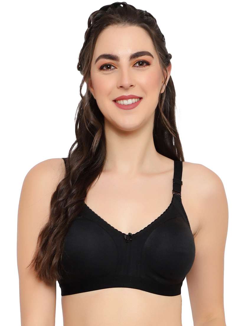 pack of 3 solid regular bra - 18658503 -  Standard Image - 1