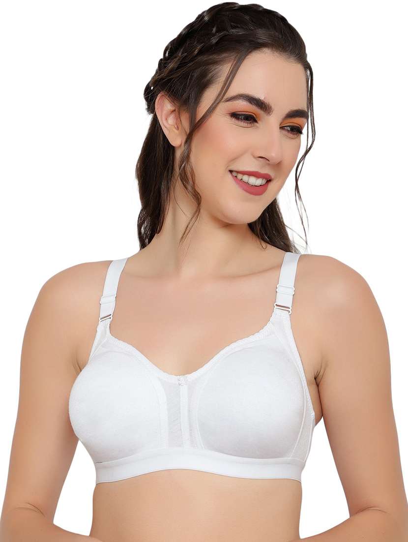 pack of 3 solid regular bra - 18658503 -  Standard Image - 4