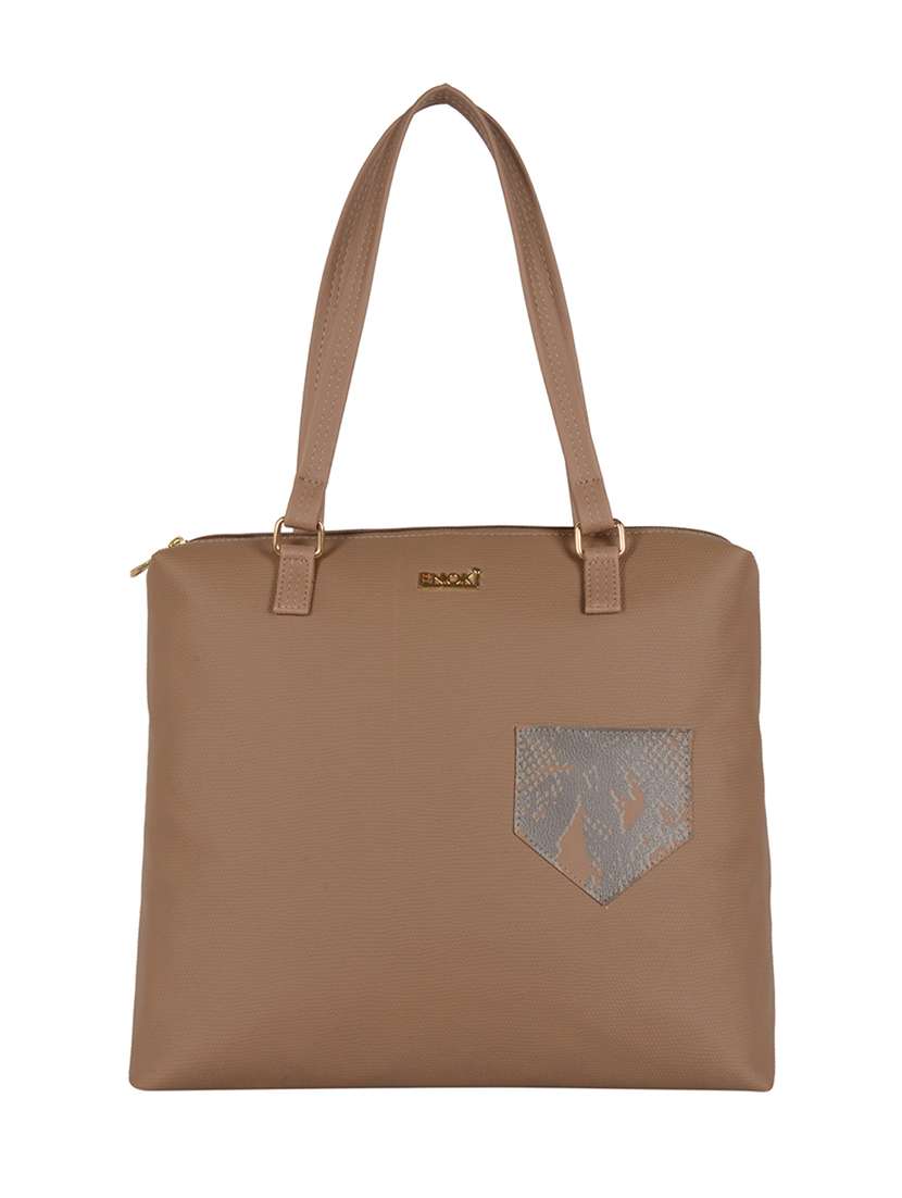solid regular handbag