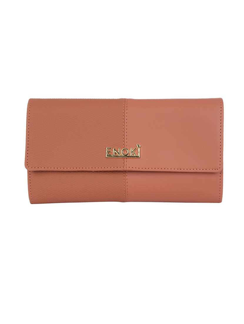 tan pvc wallet
