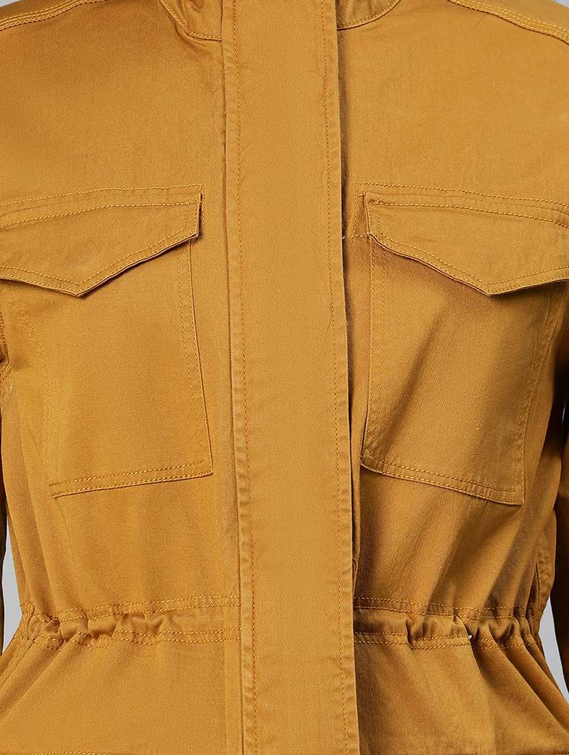 zip up solid regular jacket - 18658806 - Standard Image - 4