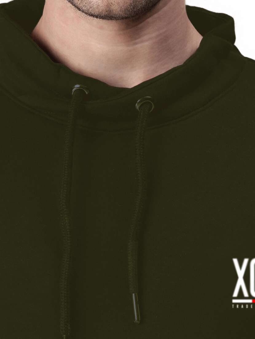 drawstring neck chest print sweatshirt - 18658812 -  Standard Image - 4