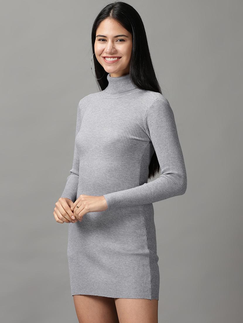 women solid bodycon dress - 18658925 -  Standard Image - 1