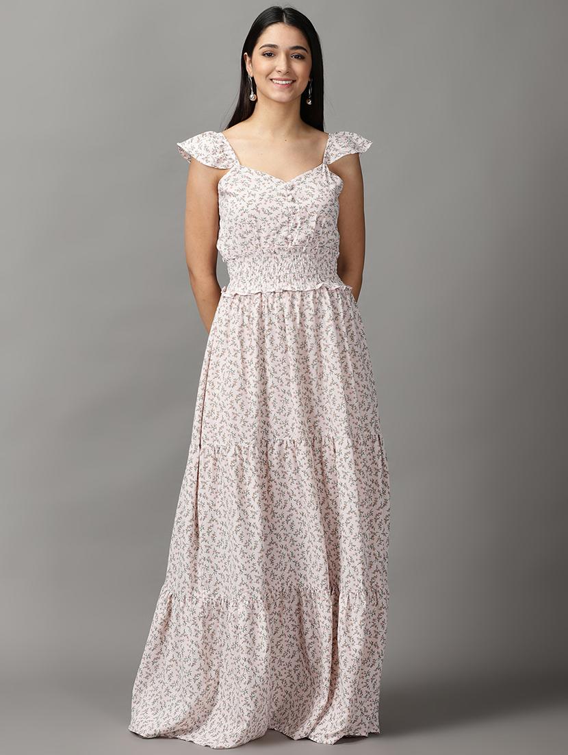 women's tiered dress floral dress - 18658936 - Zoom Image - 0