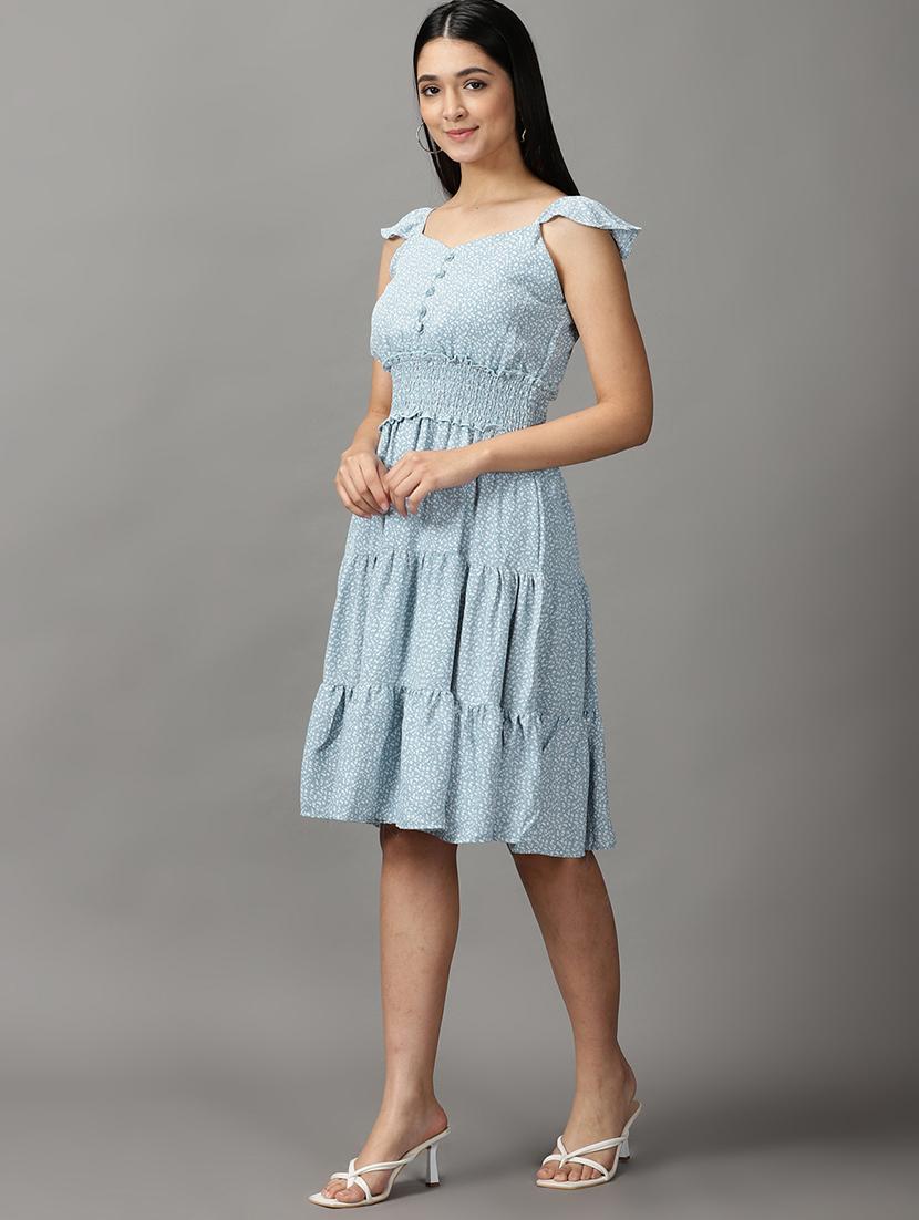 women's tiered dress floral dress - 18658938 -  Standard Image - 1