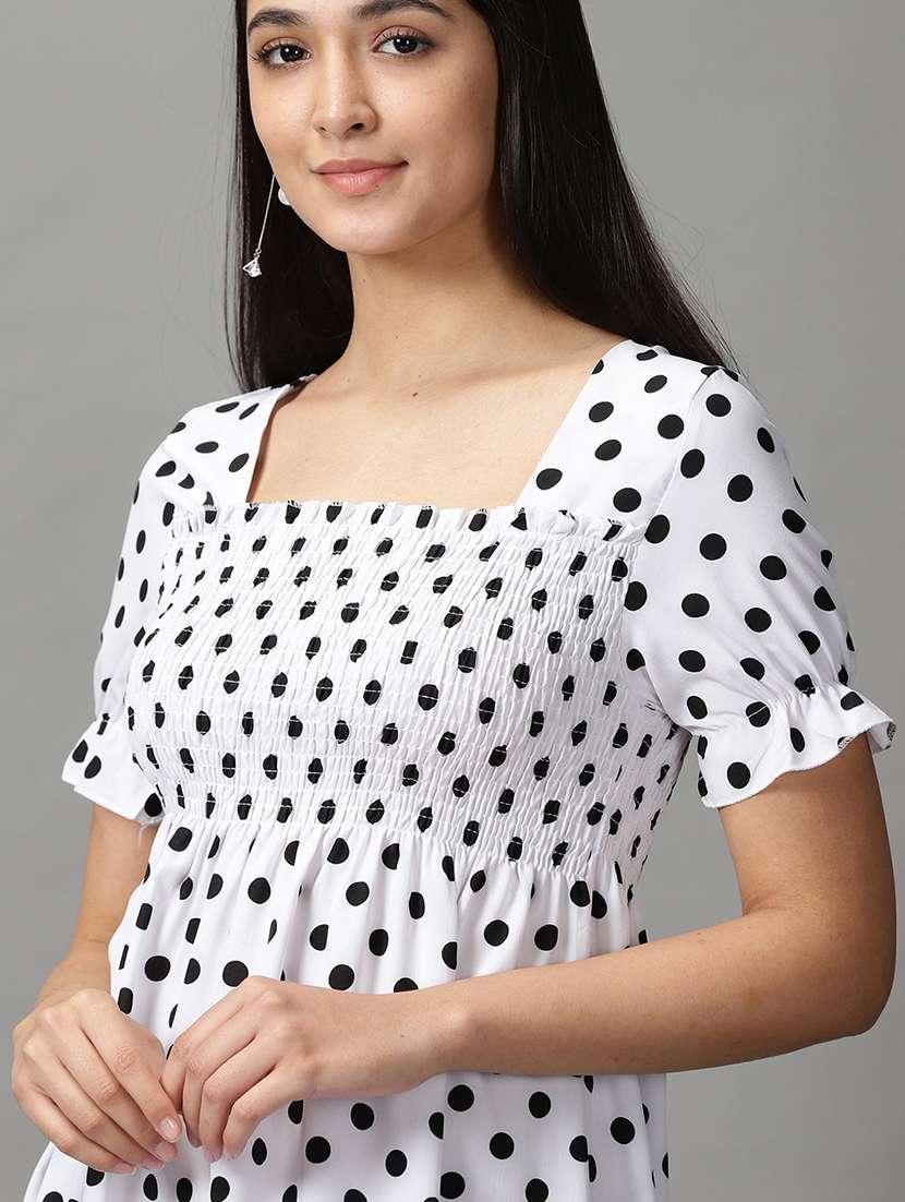 women's tiered dress solid dress - 18658969 - Standard Image - 4