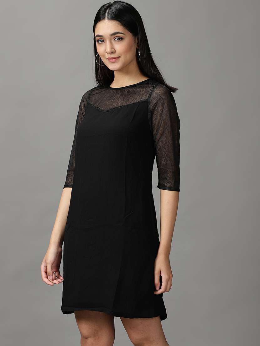 women's  self design dress - 18658974 -  Standard Image - 1